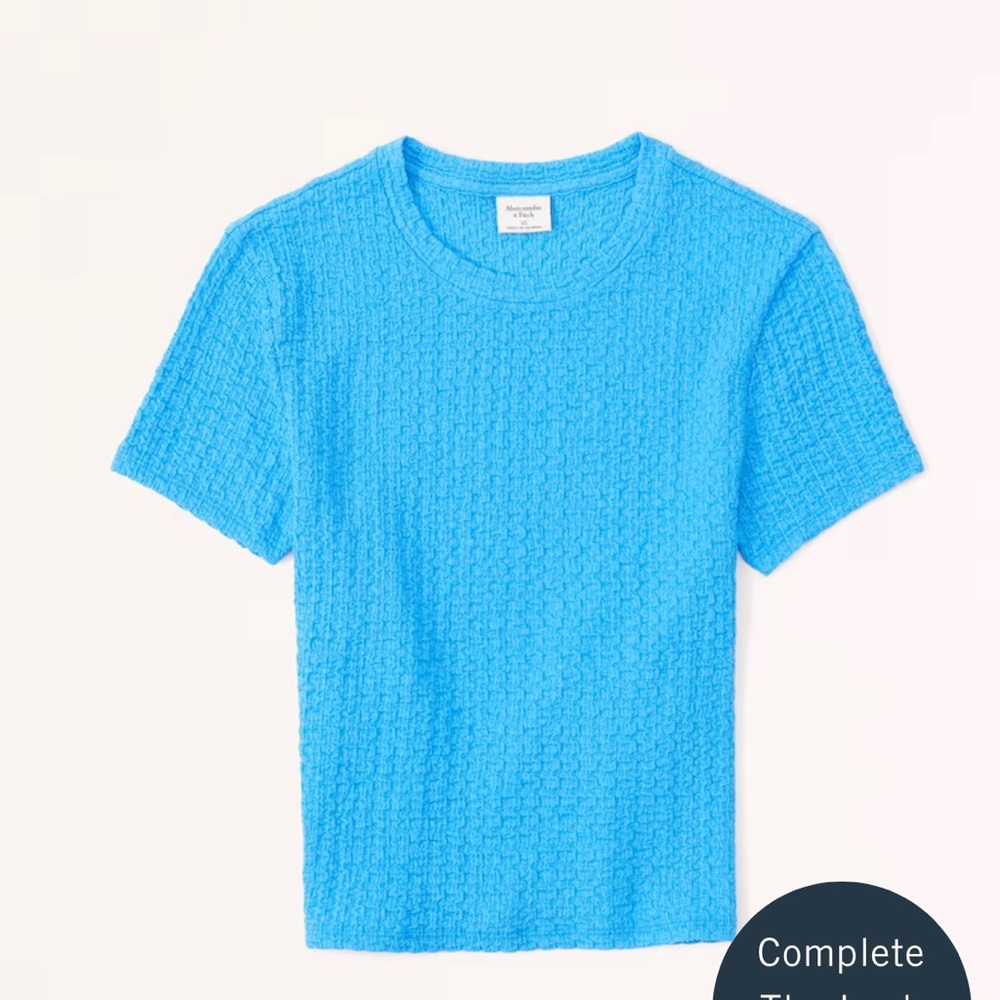 Abercrombie and Fitch Textured Baby Tee